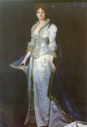 Wikioo.org - The Encyclopedia of Fine Arts - Painting, Artwork by Carolus-Duran (Charles-Auguste-Emile Durand) - Queen Maria Pia of Portugal