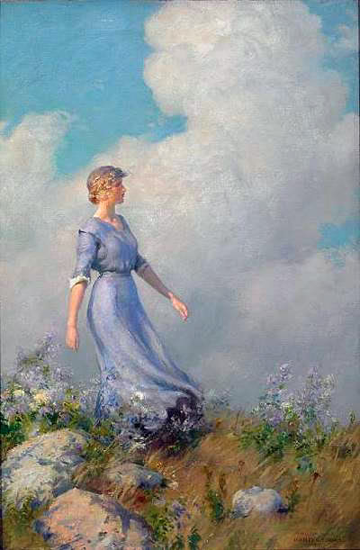 Wikioo.org - The Encyclopedia of Fine Arts - Painting, Artwork by Charles Courtney Curran - Billows