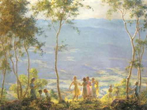Wikioo.org - The Encyclopedia of Fine Arts - Painting, Artwork by Charles Courtney Curran - June