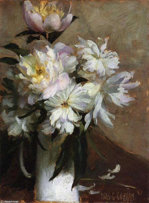Wikioo.org - The Encyclopedia of Fine Arts - Painting, Artwork by Charles Courtney Curran - Peonies 1