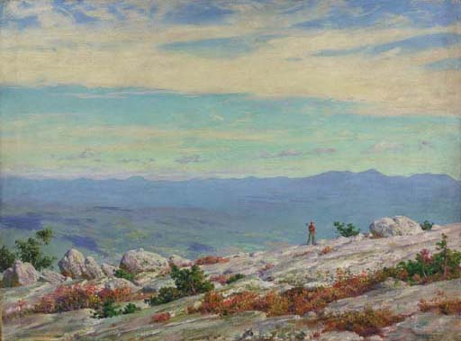 Wikioo.org - The Encyclopedia of Fine Arts - Painting, Artwork by Charles Courtney Curran - The Catskills from the Shawungunk