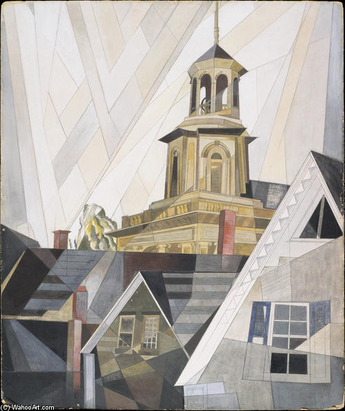 Wikioo.org - The Encyclopedia of Fine Arts - Painting, Artwork by Charles Demuth - After Sir Christopher Wren