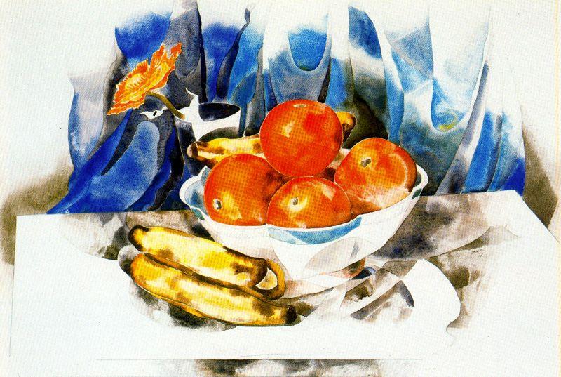 Wikioo.org – La Enciclopedia de las Bellas Artes - Pintura, Obras de arte de Charles Demuth - Tazón de las naranjas
