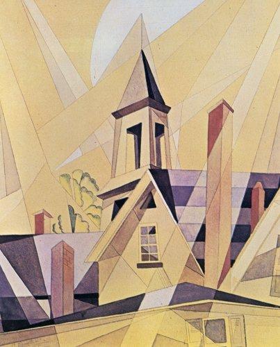 Wikioo.org - The Encyclopedia of Fine Arts - Painting, Artwork by Charles Demuth - Church in Provincetown No.2