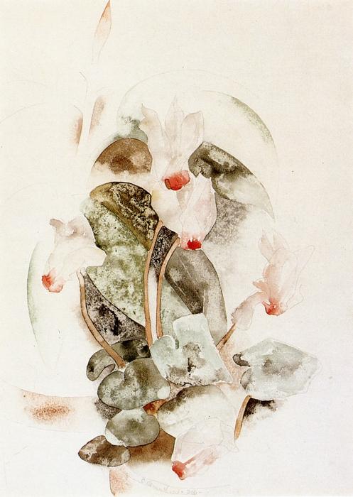Wikioo.org - The Encyclopedia of Fine Arts - Painting, Artwork by Charles Demuth - Cyclamen