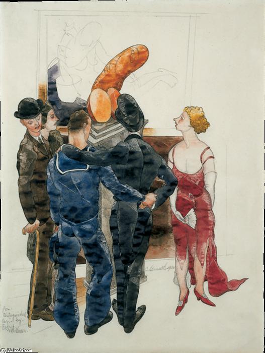 Wikioo.org - The Encyclopedia of Fine Arts - Painting, Artwork by Charles Demuth - Distingueshed Air