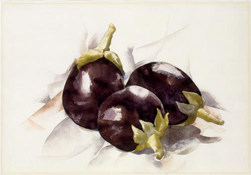WikiOO.org - Enciklopedija dailės - Tapyba, meno kuriniai Charles Demuth - Eggplants