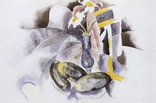 WikiOO.org - Енциклопедия за изящни изкуства - Живопис, Произведения на изкуството Charles Demuth - Flowers And Cucumbers
