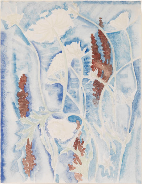 WikiOO.org - Encyclopedia of Fine Arts - Maľba, Artwork Charles Demuth - Flowers, White and Brown