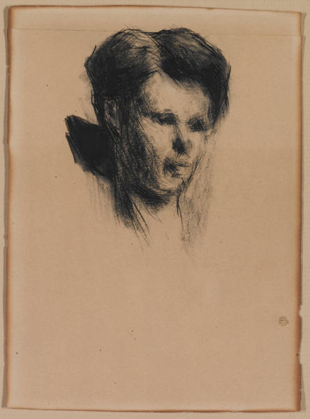 Wikioo.org - สารานุกรมวิจิตรศิลป์ - จิตรกรรม Charles Demuth - Head of a Woman
