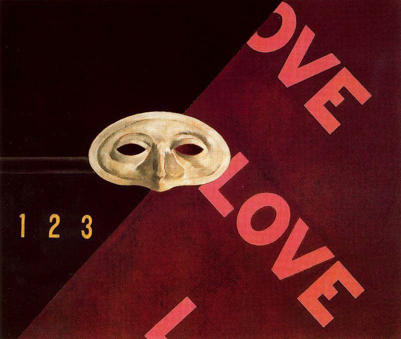 WikiOO.org - Енциклопедия за изящни изкуства - Живопис, Произведения на изкуството Charles Demuth - Love, Love, Love, Homenaje a Getrude Stein