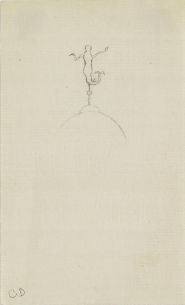 WikiOO.org - Енциклопедия за изящни изкуства - Живопис, Произведения на изкуството Charles Demuth - Mermaid on Dome