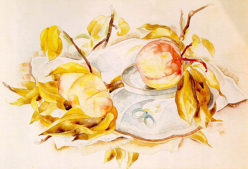 Wikioo.org - The Encyclopedia of Fine Arts - Painting, Artwork by Charles Demuth - Peaches
