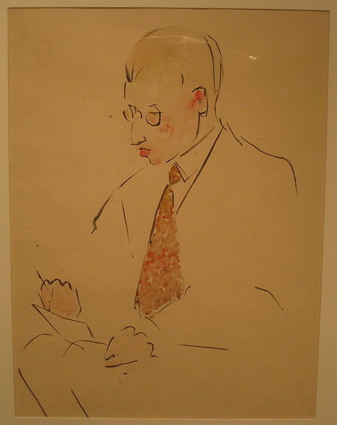 Wikioo.org - Die Enzyklopädie bildender Kunst - Malerei, Kunstwerk von Charles Demuth - Porträt von einem Fair-Haired junger mann