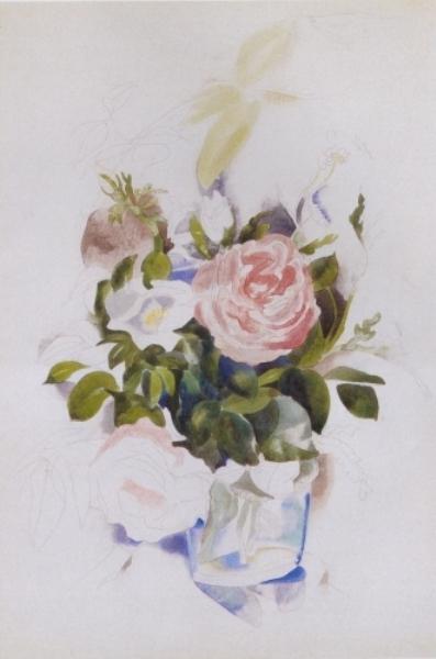 Wikioo.org - The Encyclopedia of Fine Arts - Painting, Artwork by Charles Demuth - Roses