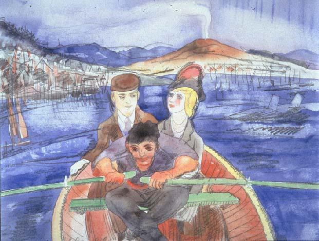 Wikioo.org - สารานุกรมวิจิตรศิลป์ - จิตรกรรม Charles Demuth - The Boat Ride from Sorrento