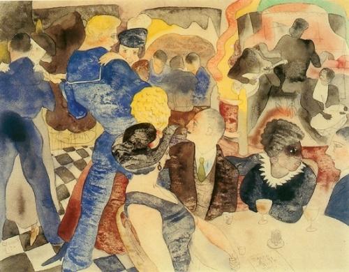 Wikioo.org - The Encyclopedia of Fine Arts - Painting, Artwork by Charles Demuth - The Cabaret