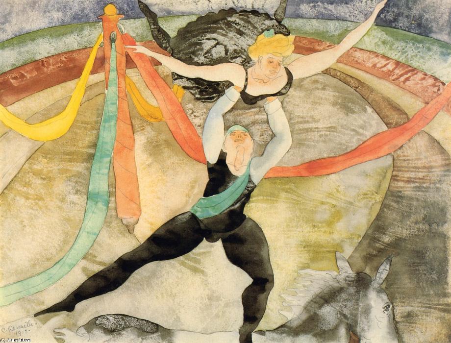 Wikioo.org – La Enciclopedia de las Bellas Artes - Pintura, Obras de arte de Charles Demuth - el circo
