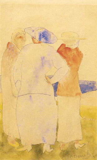 WikiOO.org - Encyclopedia of Fine Arts - Maleri, Artwork Charles Demuth - The Conversation