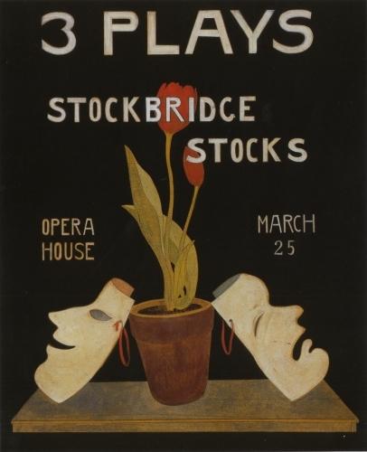 Wikioo.org - The Encyclopedia of Fine Arts - Painting, Artwork by Charles Demuth - Three Plays Stockbridge