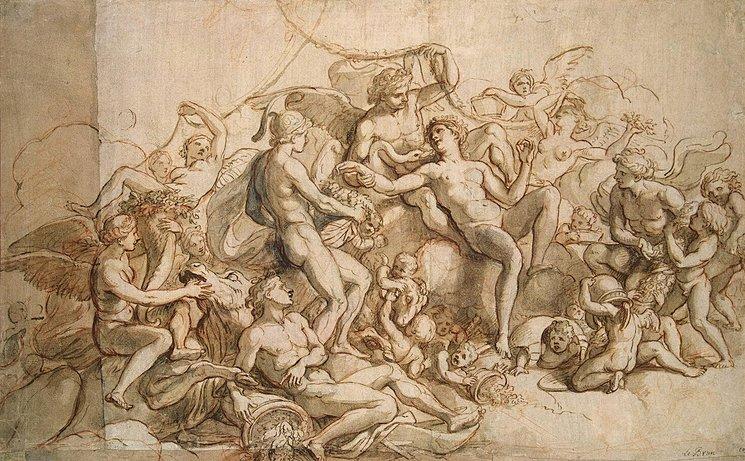 Wikioo.org - The Encyclopedia of Fine Arts - Painting, Artwork by Charles Le Brun - Spring