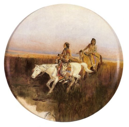 Wikioo.org - The Encyclopedia of Fine Arts - Painting, Artwork by Charles Marion Russell - The Advance Guard