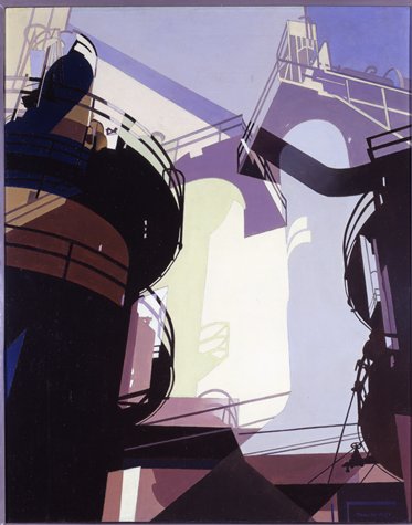 Wikioo.org - The Encyclopedia of Fine Arts - Painting, Artwork by Charles Rettew Sheeler Junior - Aerial Gyrations