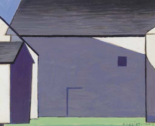 Wikioo.org - The Encyclopedia of Fine Arts - Painting, Artwork by Charles Rettew Sheeler Junior - Barn Abstraction