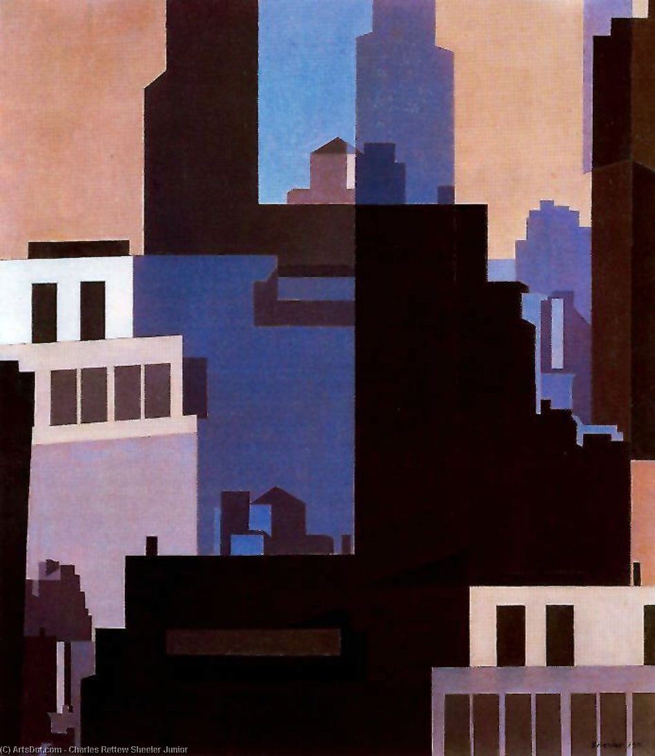 Wikioo.org - The Encyclopedia of Fine Arts - Painting, Artwork by Charles Rettew Sheeler Junior - Canions