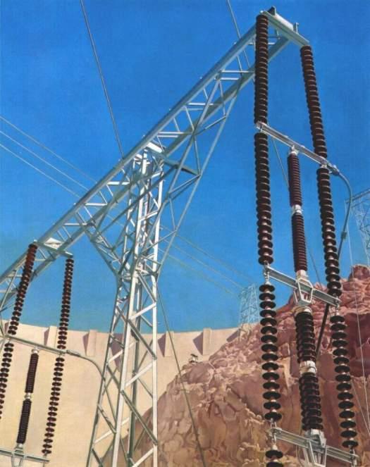 Wikioo.org - The Encyclopedia of Fine Arts - Painting, Artwork by Charles Rettew Sheeler Junior - Conversation, Sky and Earth