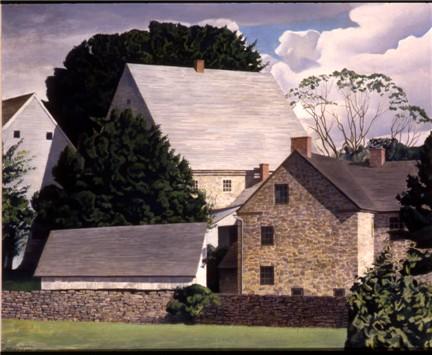 Wikioo.org - The Encyclopedia of Fine Arts - Painting, Artwork by Charles Rettew Sheeler Junior - Ephrata