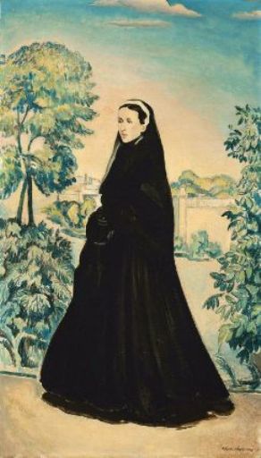 WikiOO.org - Encyclopedia of Fine Arts - Maľba, Artwork Charles Rettew Sheeler Junior - Lady of the Sixties