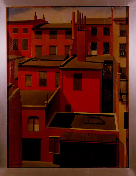 Wikioo.org - The Encyclopedia of Fine Arts - Painting, Artwork by Charles Rettew Sheeler Junior - MacDougal Alley