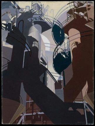 Wikioo.org - The Encyclopedia of Fine Arts - Painting, Artwork by Charles Rettew Sheeler Junior - Ore Into Iron