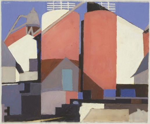 Wikioo.org - The Encyclopedia of Fine Arts - Painting, Artwork by Charles Rettew Sheeler Junior - Red Against White