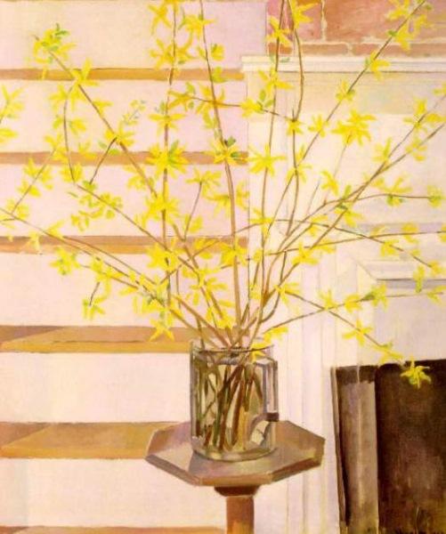 WikiOO.org - Енциклопедия за изящни изкуства - Живопис, Произведения на изкуството Charles Rettew Sheeler Junior - Spring Interior