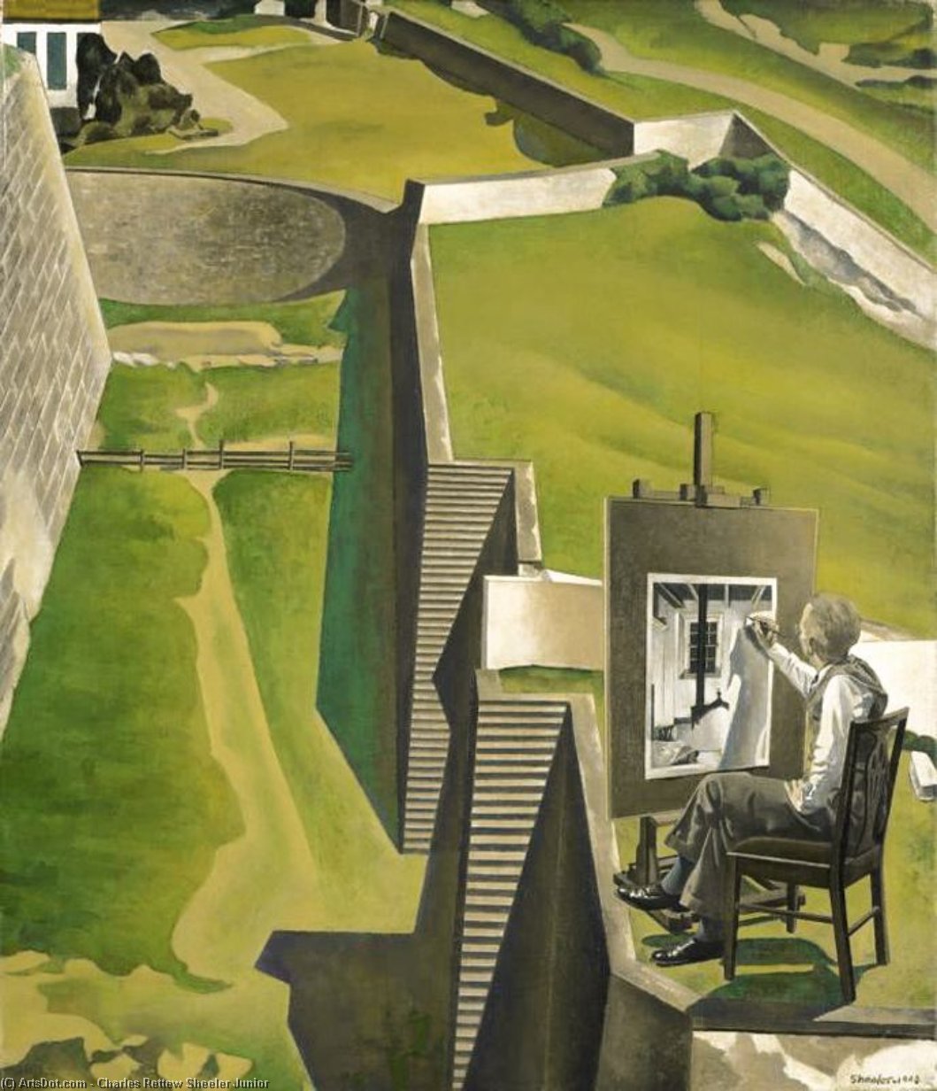 Wikioo.org - The Encyclopedia of Fine Arts - Painting, Artwork by Charles Rettew Sheeler Junior - The Artist Looks at Nature