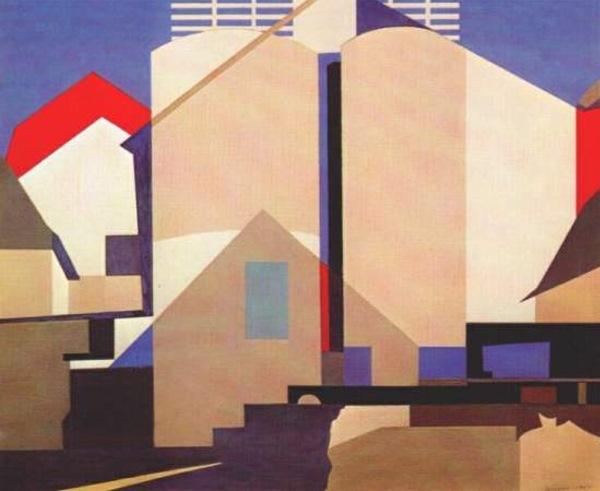 Wikioo.org - The Encyclopedia of Fine Arts - Painting, Artwork by Charles Rettew Sheeler Junior - Two Against White