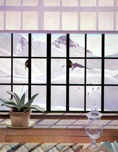 Wikioo.org - The Encyclopedia of Fine Arts - Painting, Artwork by Charles Rettew Sheeler Junior - Winter Window