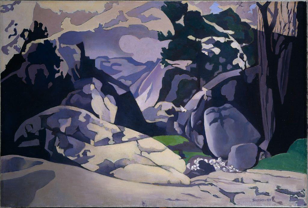 WikiOO.org - Енциклопедия за изящни изкуства - Живопис, Произведения на изкуството Charles Rettew Sheeler Junior - Yosemite
