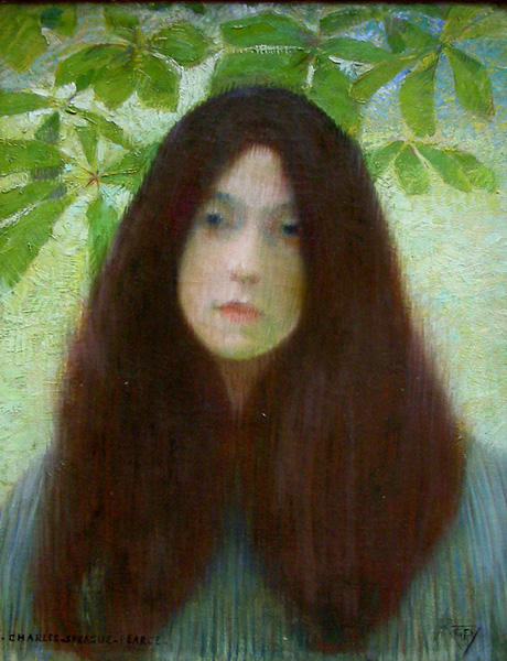 WikiOO.org - Encyclopedia of Fine Arts - Schilderen, Artwork Charles Sprague Pearce - Visage