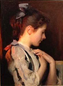 WikiOO.org - Enciclopedia of Fine Arts - Pictura, lucrări de artă Edmund Charles Tarbell - Amethyst