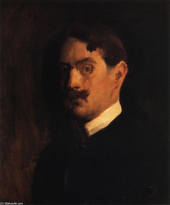 WikiOO.org - Encyclopedia of Fine Arts - Maleri, Artwork Edmund Charles Tarbell - Self Portrait