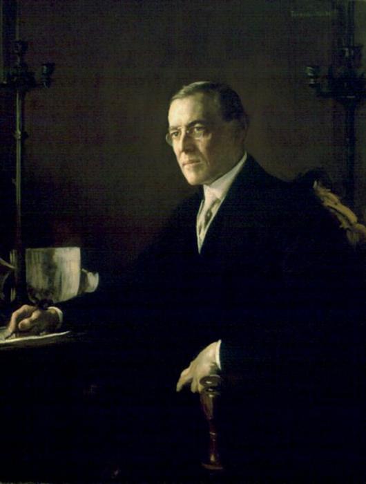 Wikioo.org - The Encyclopedia of Fine Arts - Painting, Artwork by Edmund Charles Tarbell - Woodrow Wilson