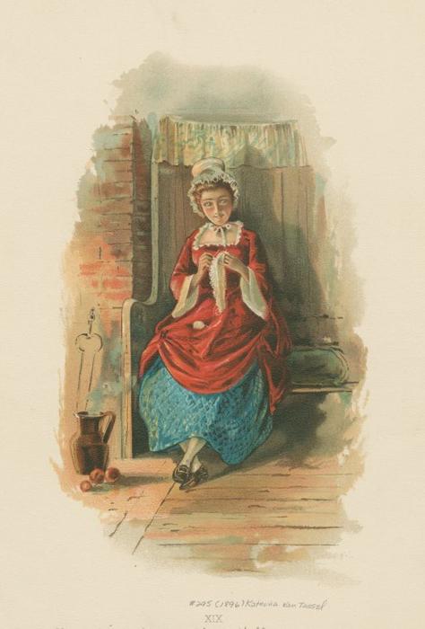 Wikioo.org – L'Enciclopedia delle Belle Arti - Pittura, Opere di Edwin Austin Abbey - Katrina Van Tassel