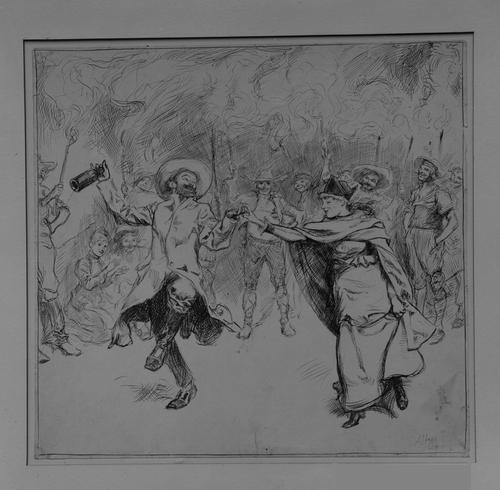 Wikioo.org – La Enciclopedia de las Bellas Artes - Pintura, Obras de arte de Edwin Austin Abbey - el dance