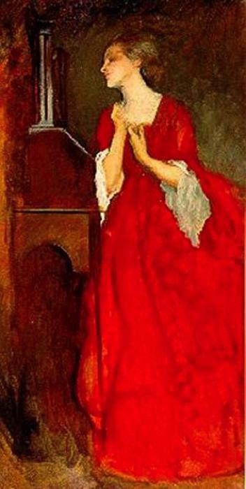 Wikioo.org - The Encyclopedia of Fine Arts - Painting, Artwork by Edwin Austin Abbey - The Lady Anne