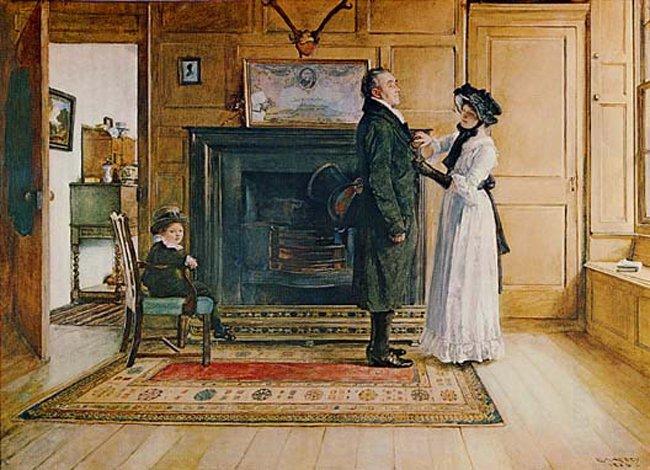 WikiOO.org - אנציקלופדיה לאמנויות יפות - ציור, יצירות אמנות Edwin Austin Abbey - The Widower