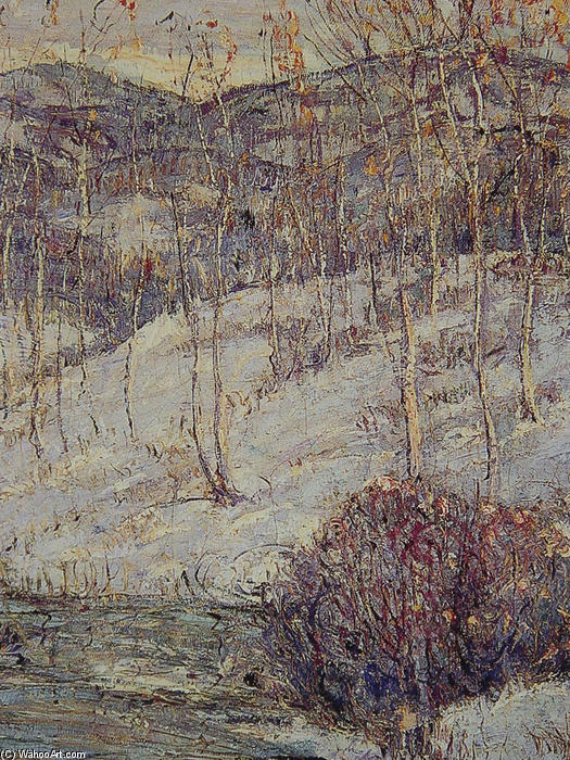 Wikioo.org - The Encyclopedia of Fine Arts - Painting, Artwork by Ernest Lawson - Blue Stream No. 2