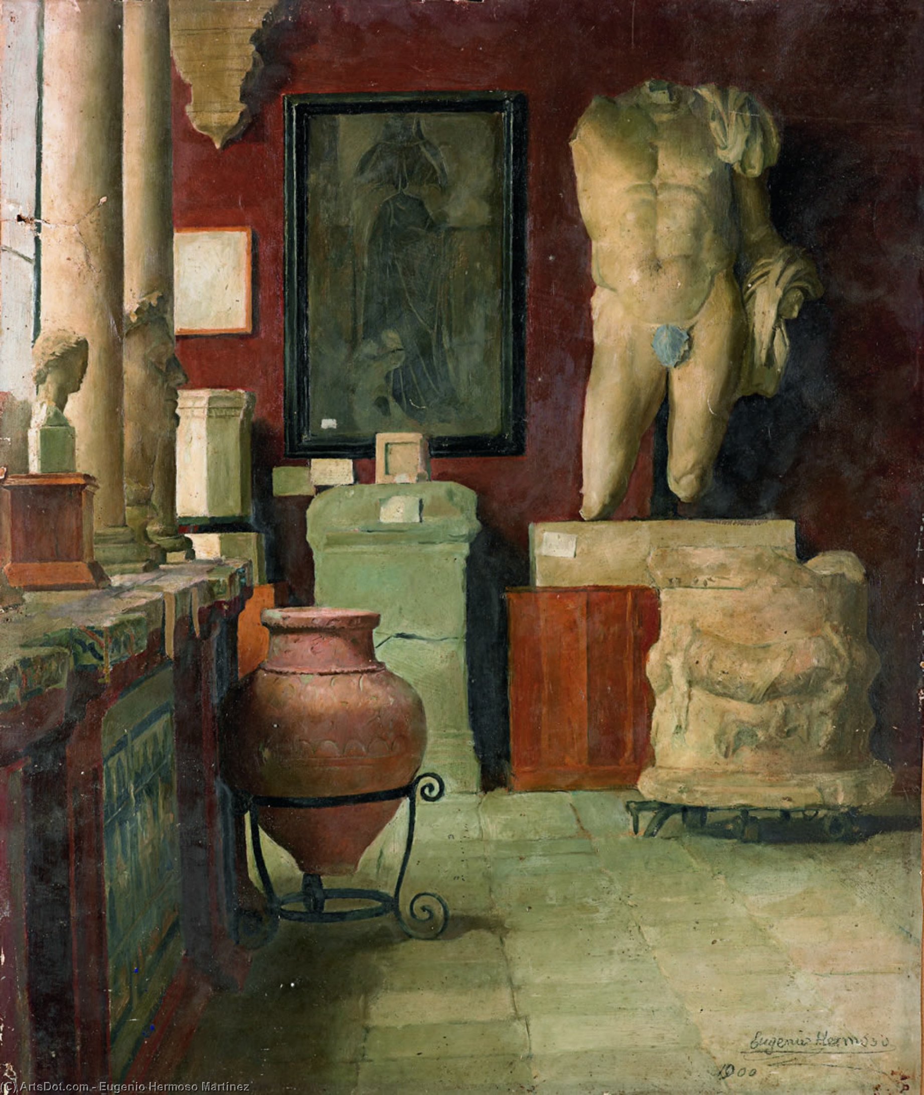 Wikioo.org - The Encyclopedia of Fine Arts - Painting, Artwork by Eugenio Hermoso Martínez - Museo Arqueologico de Sevilla